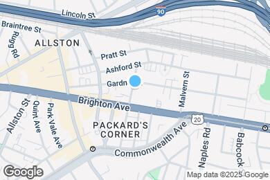 Map image of the property - 266 Chestnut Hill Ave