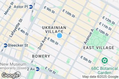 Map image of the property - 334 E 6th St