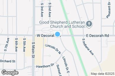 Map image of the property - 211 W. Decorah Rd.