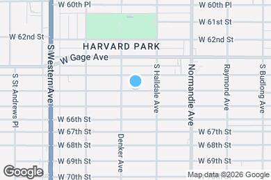 Map image of the property - 1541 W 65th St