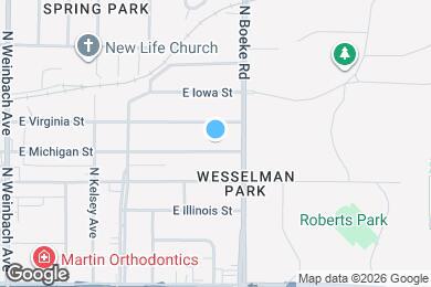 Map image of the property - 2320 East Michigan Street