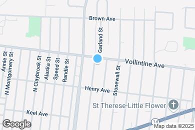 Map image of the property - 922 Garland St