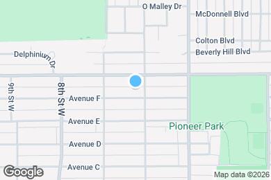 Map image of the property - 607 Avenue F