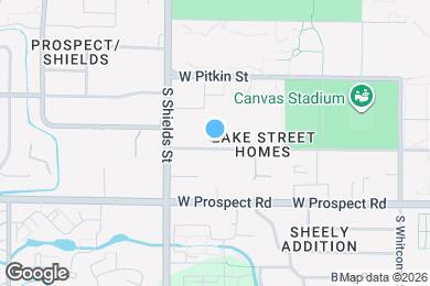 Map image of the property - 928 W Lake St