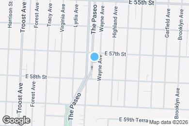 Map image of the property - 5719 The Paseo