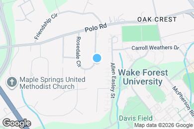 Map image of the property - 131 Rosedale Cir