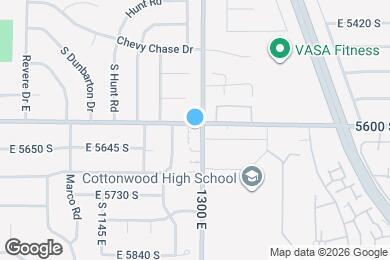 Map image of the property - 5610 S 1300 E