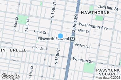 Map image of the property - 1441 Federal St
