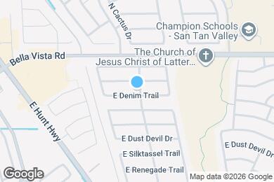 Map image of the property - 1080 E Denim Trl