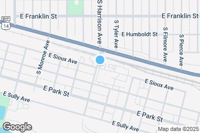 Map image of the property - 1409 E Sioux Ave