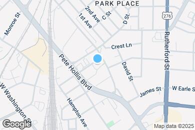 Map image of the property - 1307 Buncombe Rd