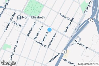 Map image of the property - 747 Adams Ave