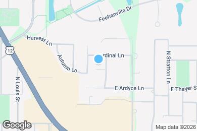 Map image of the property - 1002 E Callero Cir