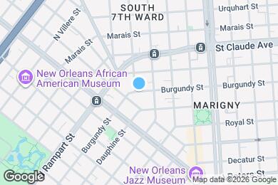 Map image of the property - 1826 Burgundy St