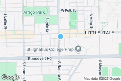 Map image of the property - 1021 S Racine Ave