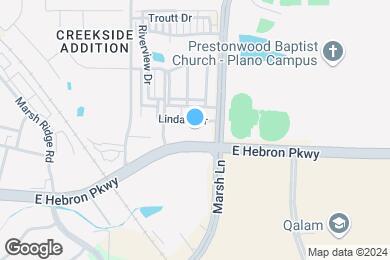 Map image of the property - Atlas Point at Prestonwood, 55+ Apartments