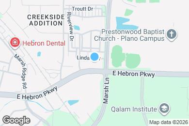 Map image of the property - Atlas Point at Prestonwood, 55+