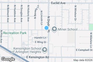 Map image of the property - 911 E Miner St