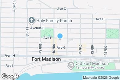 Map image of the property - 822 Avenue F