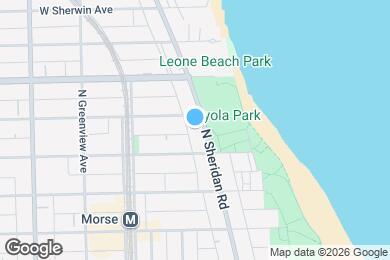 Map image of the property - 7068 N Sheridan Rd