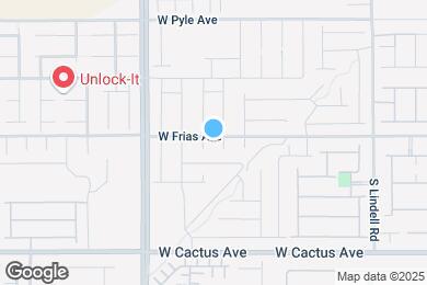 Map image of the property - 5927 W Frias Ave