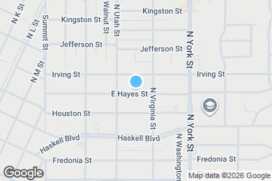 Map image of the property - 2114 Hayes St