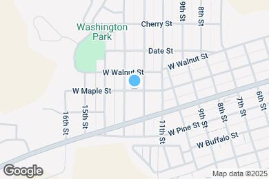 Map image of the property - 1208 W Maple St