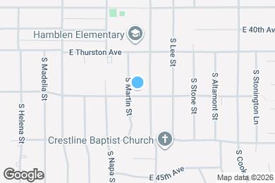 Map image of the property - 2121 E 42nd Ave