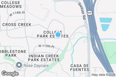 Map image of the property - 10701 W 115th Ter