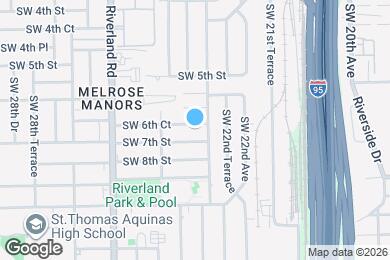 Map image of the property - 2418 SW 6th Ct