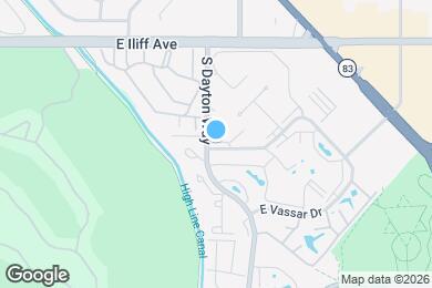 Map image of the property - 9700 E Iliff Ave