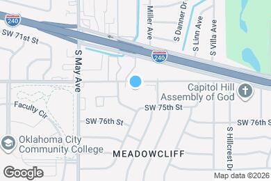 Map image of the property - 2720 W I-240 Service Road