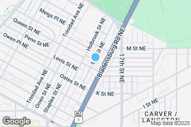 Map image of the property - 1105 16th St NE
