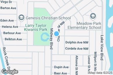 Map image of the property - 965 McMahon Ave NW