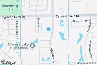 Map image of the property - Cypress West Apartments