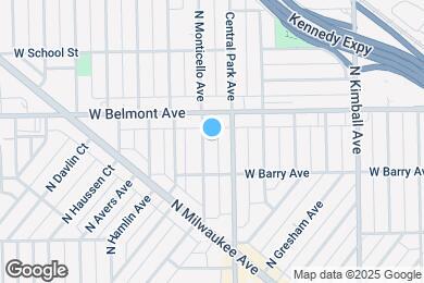 Map image of the property - 3131 N Monticello Ave