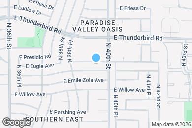 Map image of the property - 3923 E Eugie Ave
