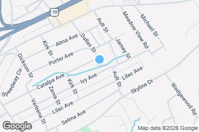 Map image of the property - 411 Dallas St