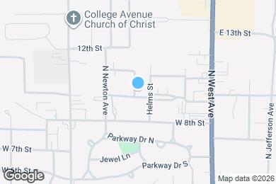 Map image of the property - Oakhurst Apartments