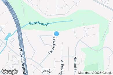 Map image of the property - 1526 Plumcrest Dr