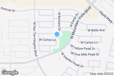 Map image of the property - 3650 W Carlos Ln