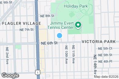 Map image of the property - 609 NE 9th Ave