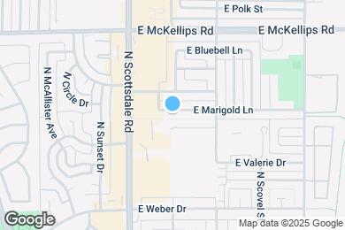 Map image of the property - 955 E Marigold Ln