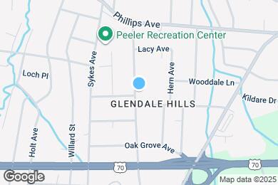Map image of the property - 1106 Elwell Ave