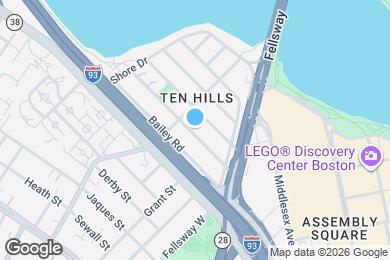 Map image of the property - 45 Governor Winthrop Rd