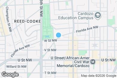 Map image of the property - 1455 W Street Northwest-SI FL1-ID841