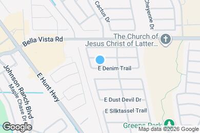 Map image of the property - 956 E Denim Trail