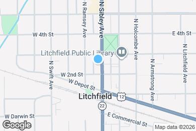 Map image of the property - 217 N Sibley Ave