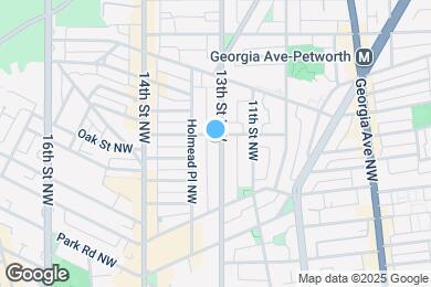Map image of the property - 3576 13th St NW