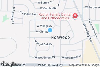 Map image of the property - 2113 W Christy Ln